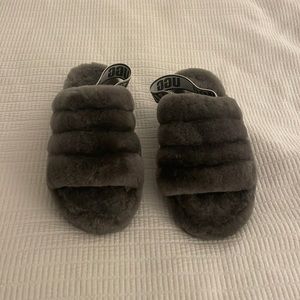 Ugh Grey Slippers size US 6 Womens